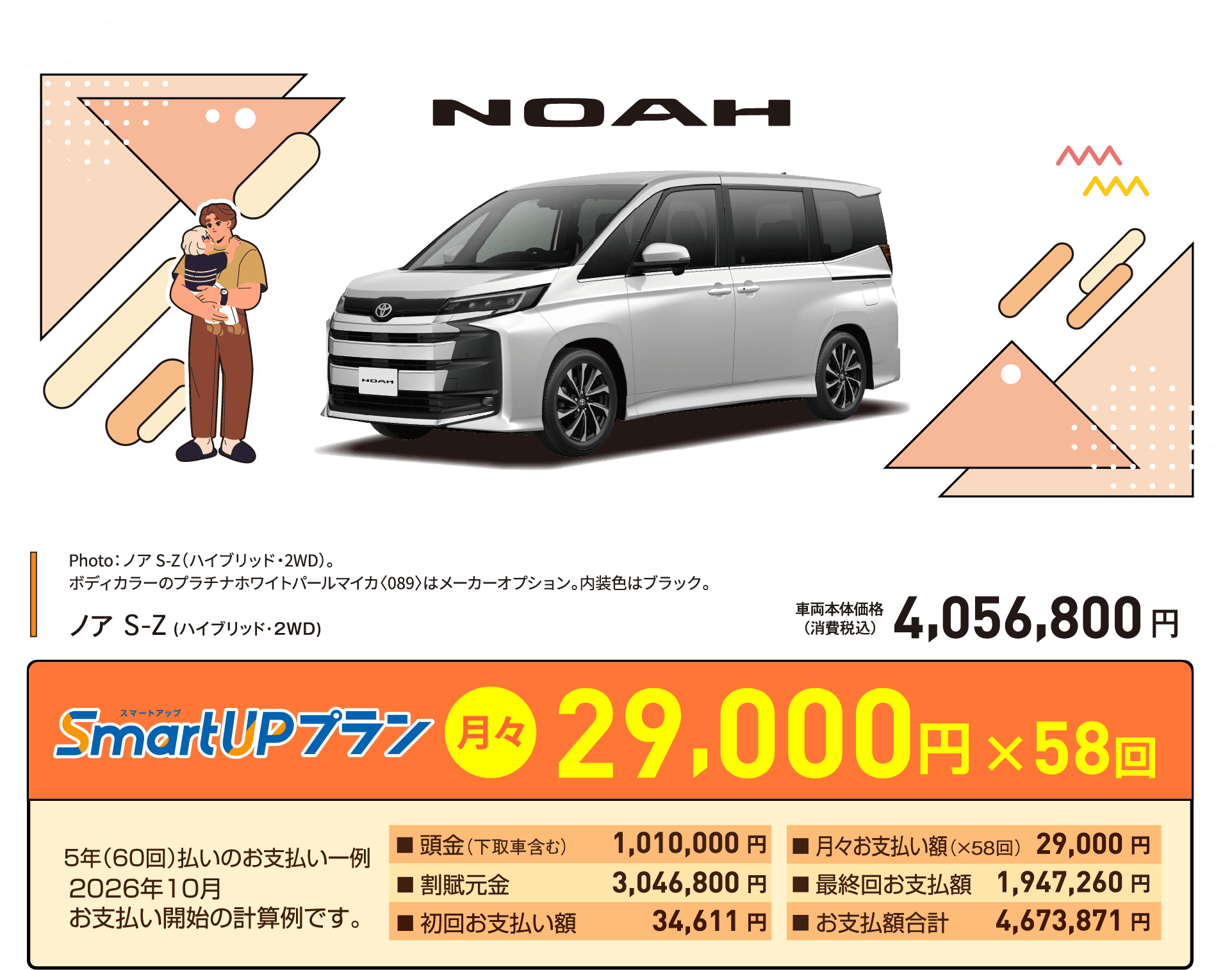 ノアの残価設定型プラン